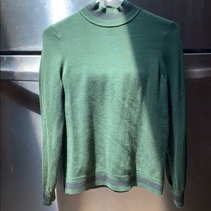 COS Olive green turtle neck sweater
